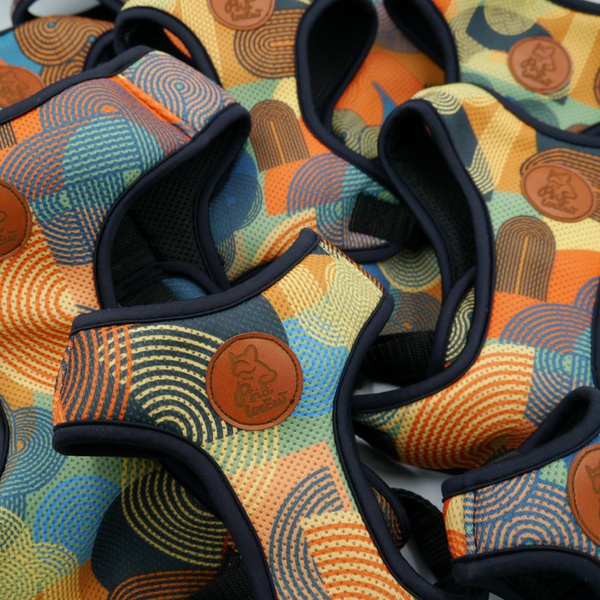 Dog Harness Geo Snake, Always Feeling Cool, Super Soft Psiakrew