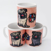 Mug with Pug Mascot