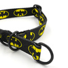 Half-choke collar Bat Dog, 2.5 cm wide, medium and big dogs, black extras