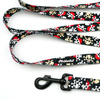 Dog Leash Pirates width 2.5 cm, 1"  wide, big black snap hook