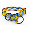 Half-choke collar Ducky Duck Psiakrew, 4 cm wide, medium and big dogs, black extras