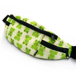 Walking Hip Bag Green Frogs Psiakrew, Fanny Pack Bum Bag
