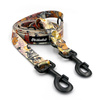Dog Leash Forest Treasures Psiakrew width 2.5 cm, 1"  wide, snap hook black 8cm