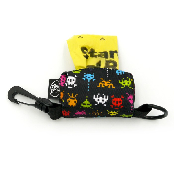 Pouch for poop bags Invaders Psiakrew