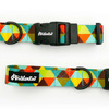 Dog Collar Psiakrew Bermuda Triangle  2.5 cm 1"  wide, black extras
