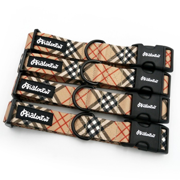 Dog Collar Dogberry Psiakrew 2.5 cm 1" wide, black fittings