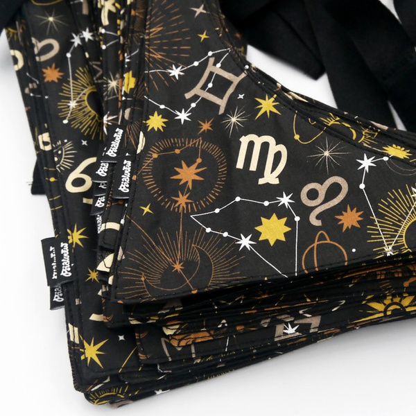 Zodiak Psiakrew Bandana, gebundenes Taschentuch, Baumwollschal