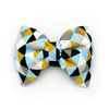 Dog Bow Tie Tito, Geometric Pattern, Pet Bow Tie, Bowtie, Collar Attachment