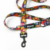 Dog Leash Winter is Coming Psiakrew width 2.5 cm, 1"  wide, black snap hook 6 cm
