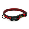 Dog Collar Psiakrew Red Hot Chili, 2 cm 0.78" wide, for smaller dogs black extras