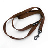 Brown Dog Leash width 2 cm 0.78 ", black extras