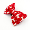 Christmas Dog Bow Tie Rudolphs, Pet Bow Tie, Bowtie, Collar Attachment