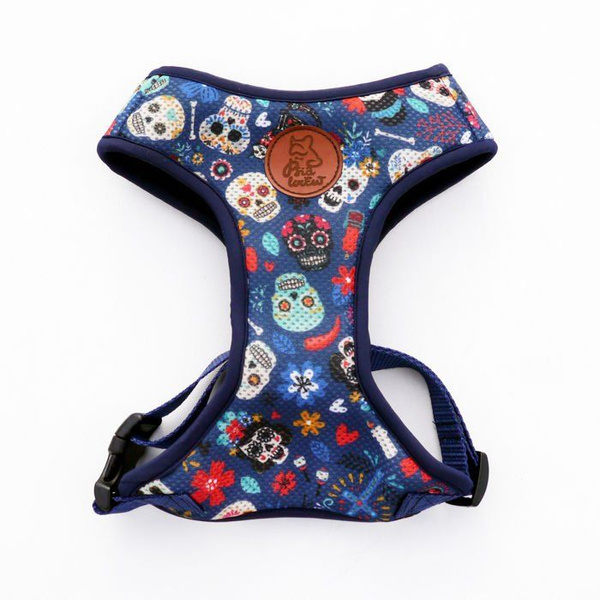 Dog Harness Día de los Muertos, Always Feeling Cool, Super Soft Psiakrew 