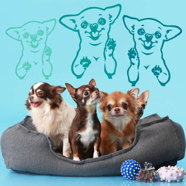 Wandtattoo Hund - Sweet Request - Wanddekoration für ein Kinderzimmer für einen Hundeliebhaber