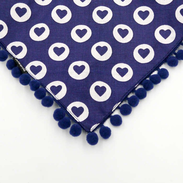 Dog Bandana I love my Family handkerchief style to tie around your pet’s neck