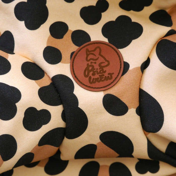 Dog Hoodie Leopard Psiakrew