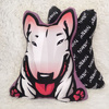 Bull Terrier Pillow Decorative Dog Cushion White Bully cuddly mascot
