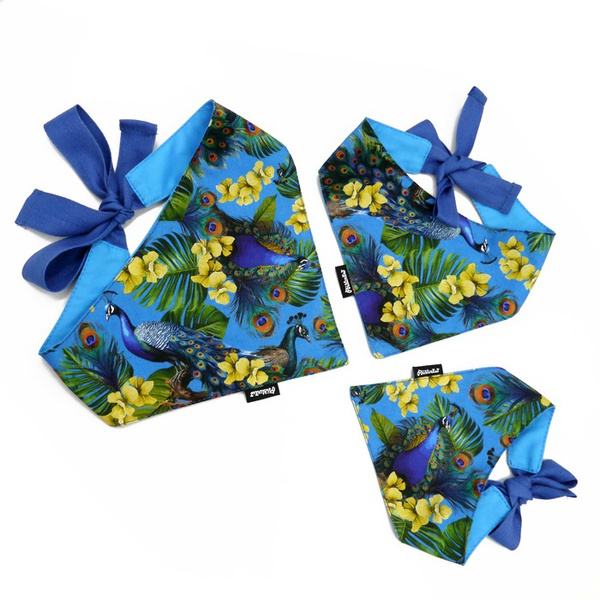 Peacock's Eye Psiakrew Bandana, gebundenes Taschentuch, Baumwollschal