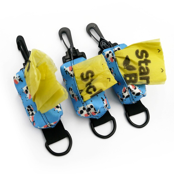 Pouch for poop bags Spotted Cow Psiakrew