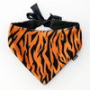 Premium Dog Bandana Tiger, Animal Print handkerchief style to tie around your pet’s neck