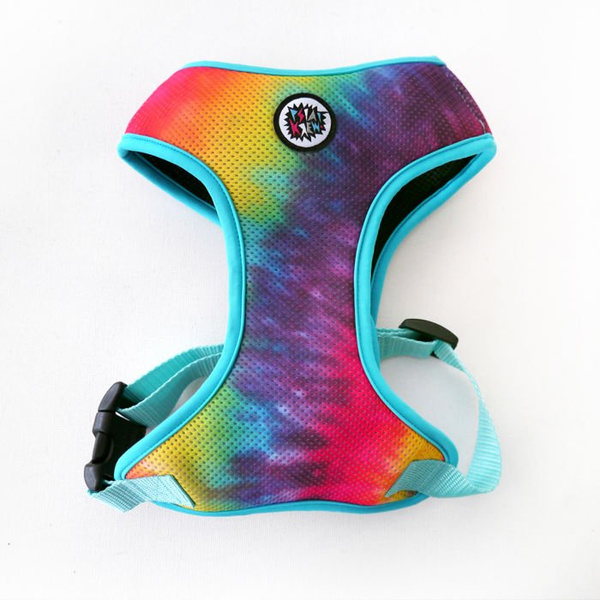 Szelki dla Psa Tie-Dye Bezuciskowe Wygodne Ultramiękkie Psiakrew