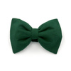 Dog Bow dark green Psiakrew, Pet Bow Tie, Bowtie, Collar Attachment