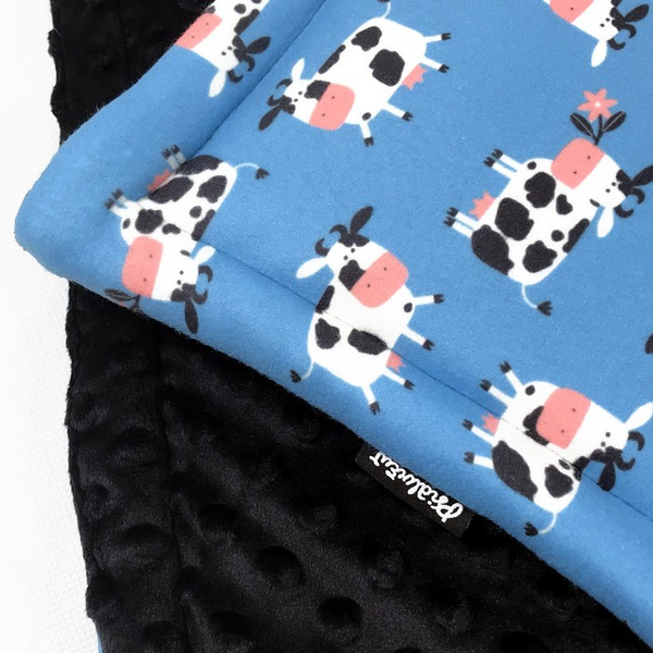 Premium Mat Plaid Blanket for the dog Spotted Cow Psiakrew Design