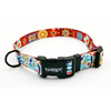 Dog Collar Psiakrew Winter Folk, 2 cm 0.78" wide, for smaller dogs