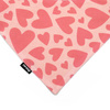 Dog bandana Pink Love Psiakrew valentine's day handkerchief style to tie around your pet’s neck