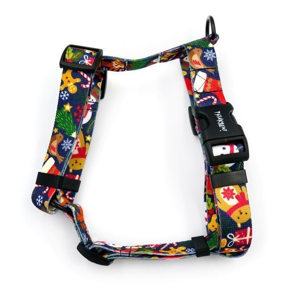 Harness for Dog, Model Winter is coming Guard Harness, for medium dogs, black extras