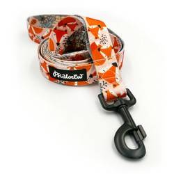 City Walking Leine für Dog Foxy Lady, Breite 2,5 cm, großer, starker schwarzer Karabiner