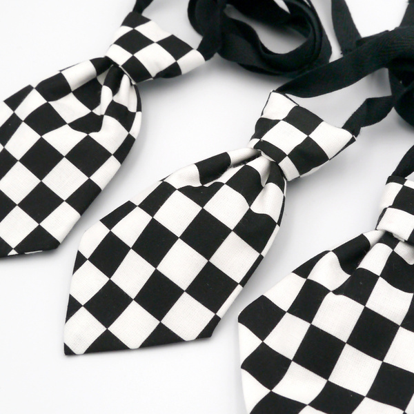 Checkered Dog Tie by Psiakrew A stylish accessory for your pet