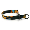 Half-choke collar Wild Animals, 3 cm wide, medium and big dogs, black extras