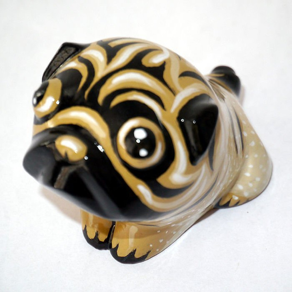 Sculpture Pug Mops Carlin Sweetness