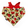 Dog Bandana Love Mom Tattoo handkerchief style to tie around your pet’s neck