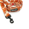 Dog Leash Cinnamon Gingerbread Psiakrew width 2.5 cm, 1"  wide, black snap hook 6 cm