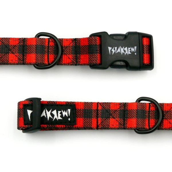 Dog Collar Psiakrew Lumberjack, 2 cm 0.78"  wide, for smaller dogs