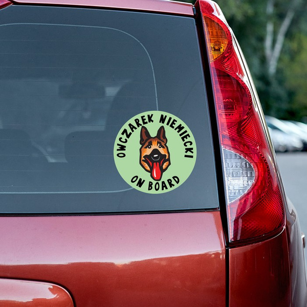 German Shepherd Dog Sticker for Car Bumper Auto Moto Car Body Rear Window