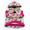 Dog Hoodie Watermelon Psiakrew, reflective inserts, watermelon pattern