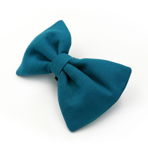 Green Petrole Dog Bow Tie, Pet Bow Tie, Bowtie, Collar Attachment