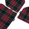 Bandanka dla psa w szkocką kratę Tartan Psiakrew granatowa