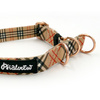 Half-Choke-Halsband Dogberry, 2 cm breit, für kleine Hunde, goldene Accessoires