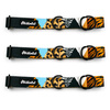 Half-choke collar Wild Animals, 2.5 cm wide, medium and big dogs,black extras