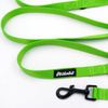 Long Lime Dog Leash width 2 cm (0.78") wide; black snap hook 7 cm