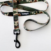Dog Leash Camo width 2 cm 0.78 ", black snap hook 7 cm