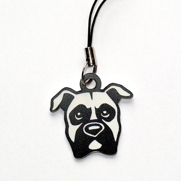 Boxer dog pendant, tag, charms