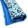 Dog Blanket Bull Terriers Psiakrew, Mat, Minky fleece plaid
