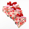 Dog bandana for Valentine's Day Roses Psiakrew tied handkerchief, scarf