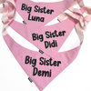 Bandana for Dog Mały Książę Psiakrew, personalized tied handkerchief, pink bandana scarf