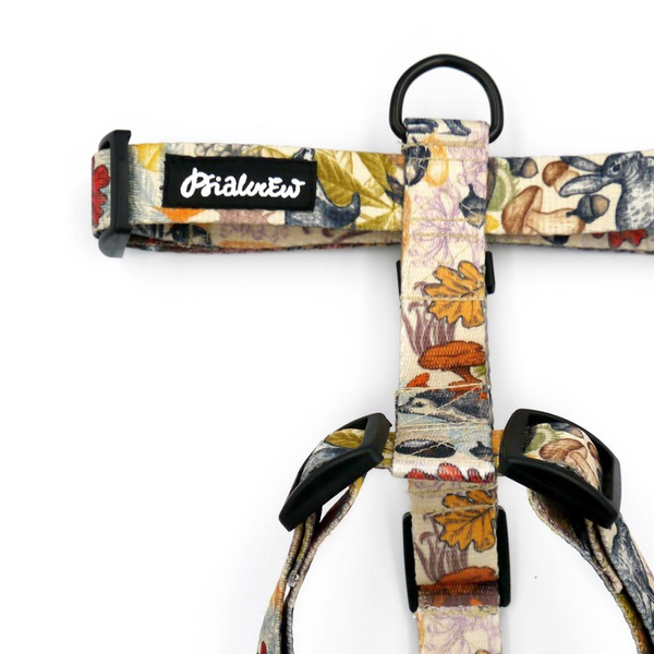 Guard Harness for Dog Forest Treasures Psiakrew, black extras
